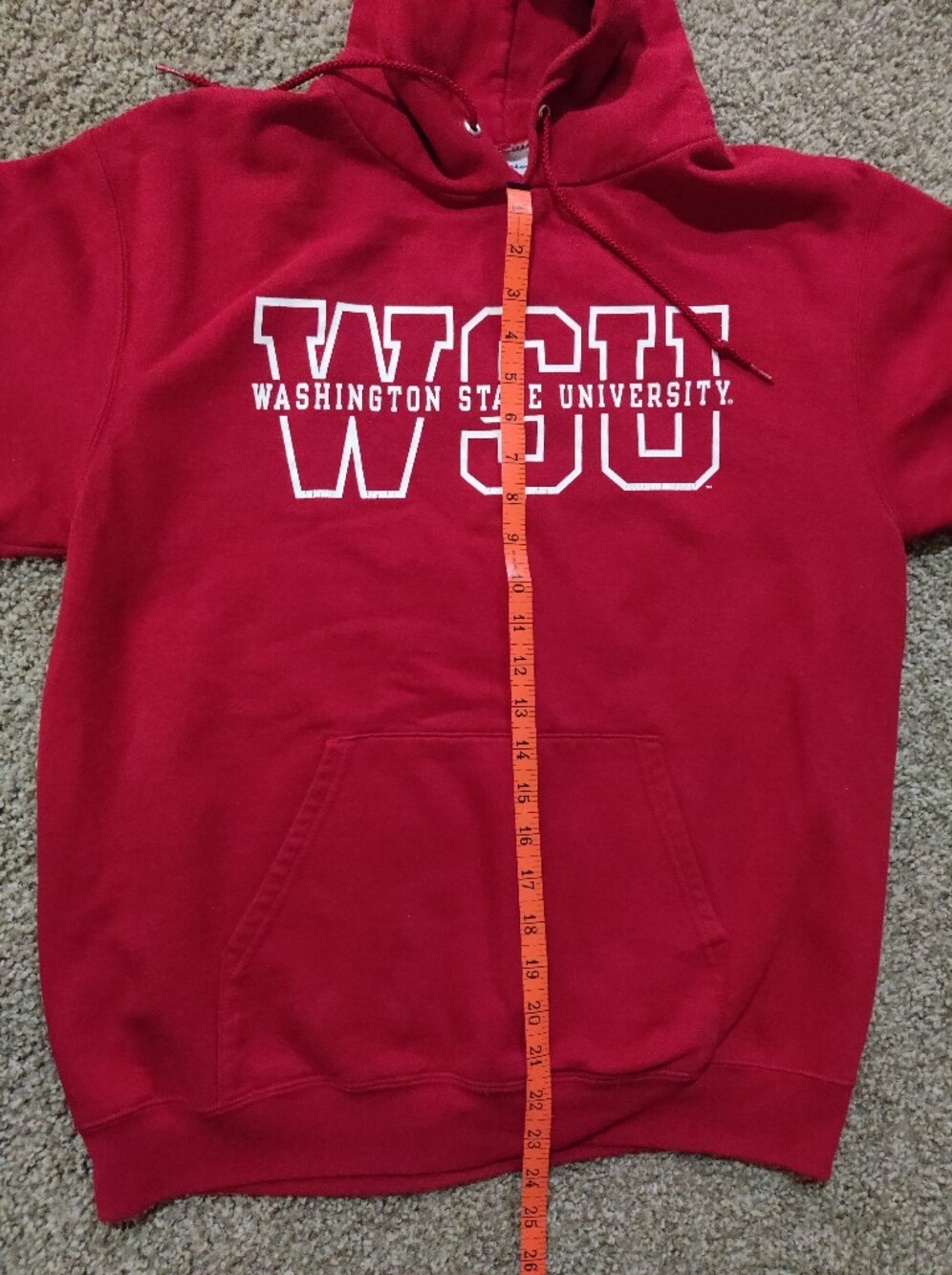 WSU Champion Crimson Hoodie - Picture 3 of 7
